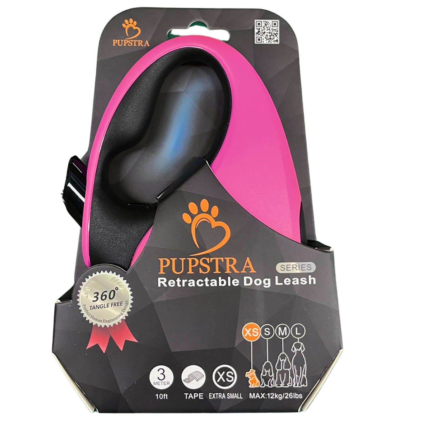 Retractable Leash - Pink