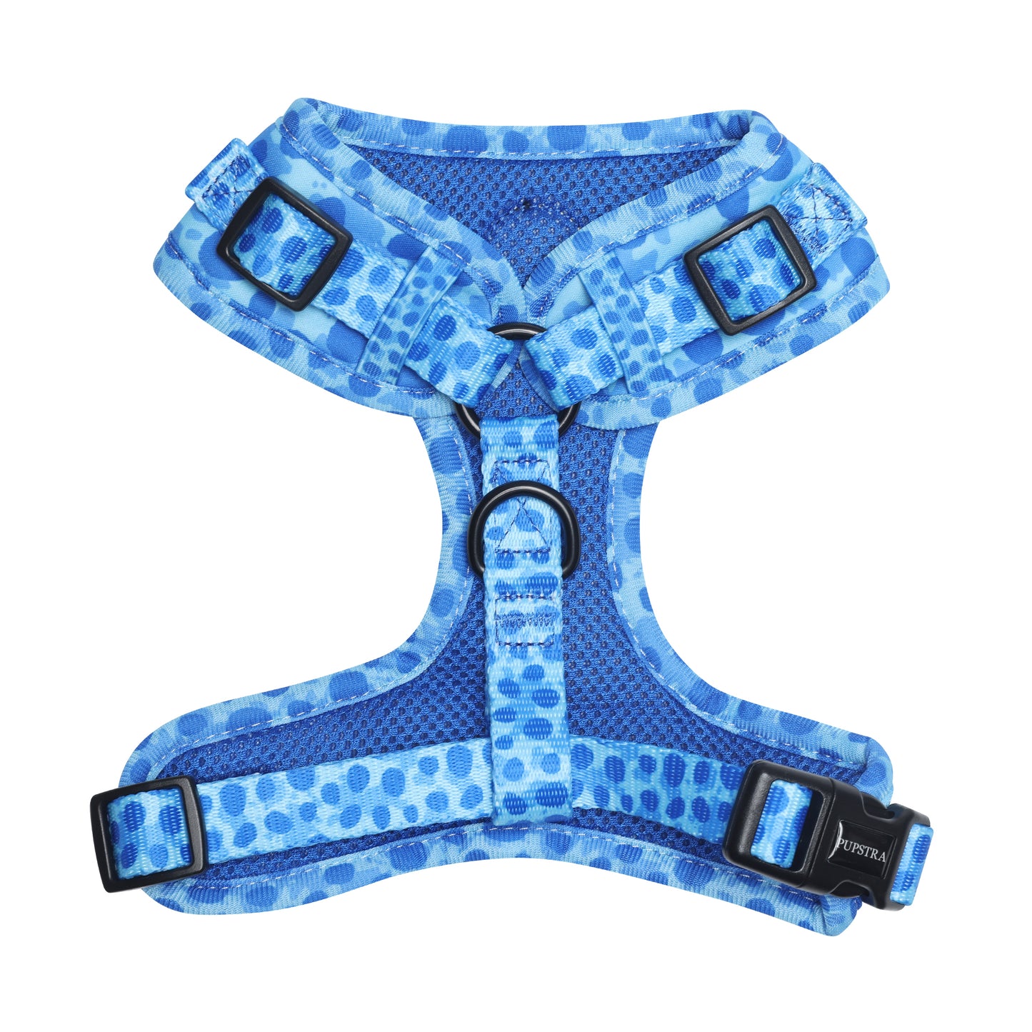 Adjustable Harness - Blue Leopard