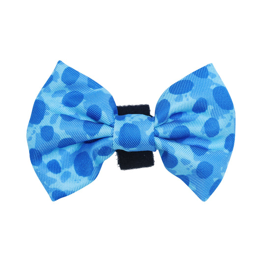 Bow Tie - Blue Leopard