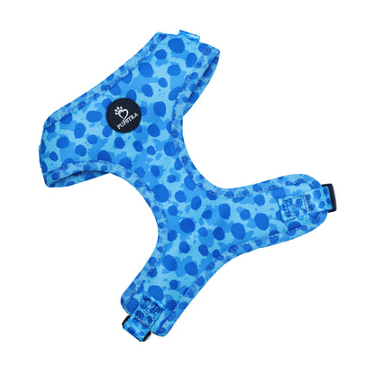 Adjustable Harness - Blue Leopard