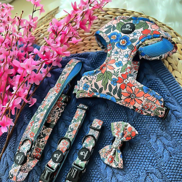 Adjustable Harness - Floral Garden
