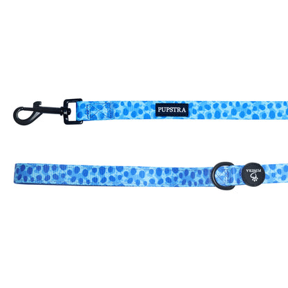 Leash - Blue Leopard