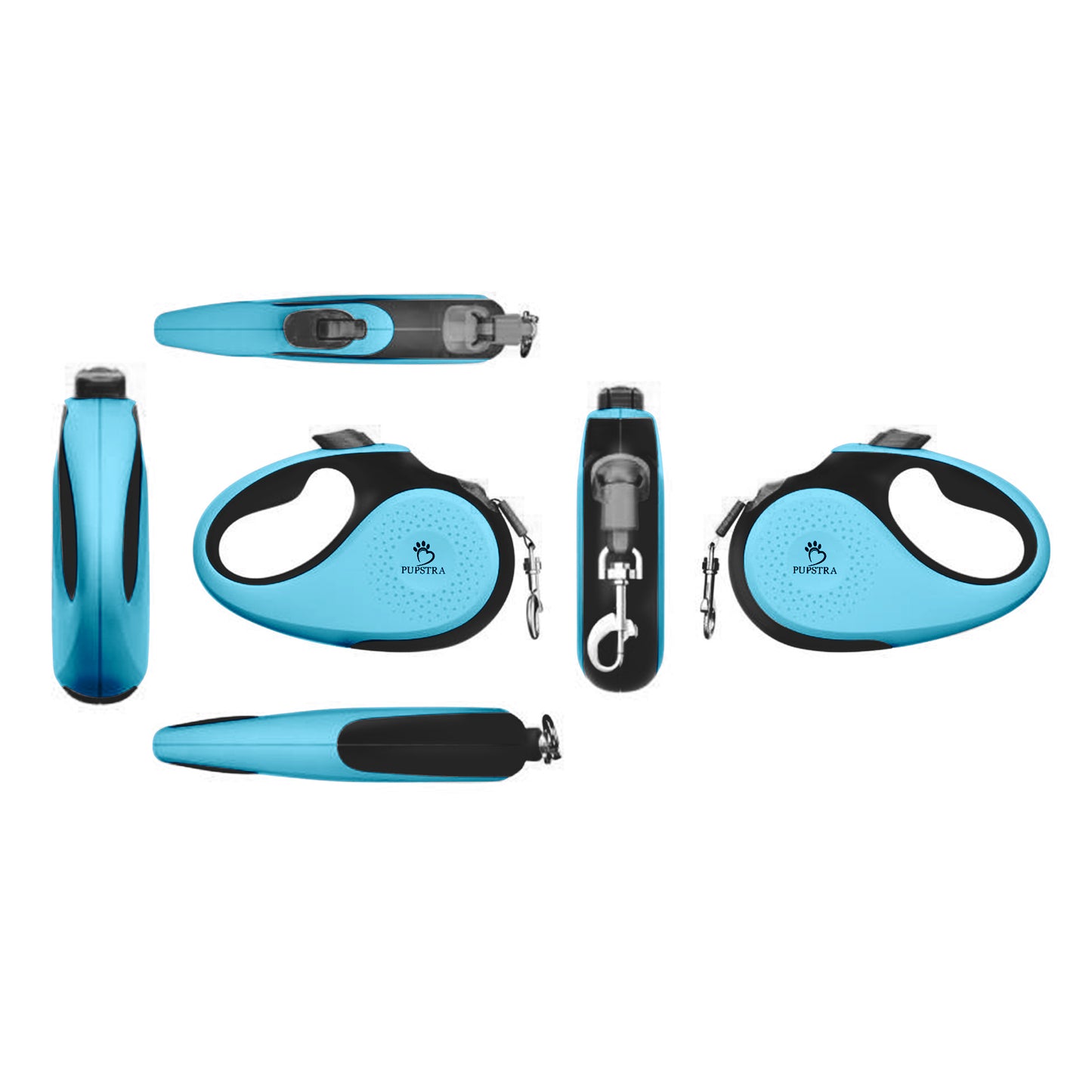 Retractable Leash - Aqua